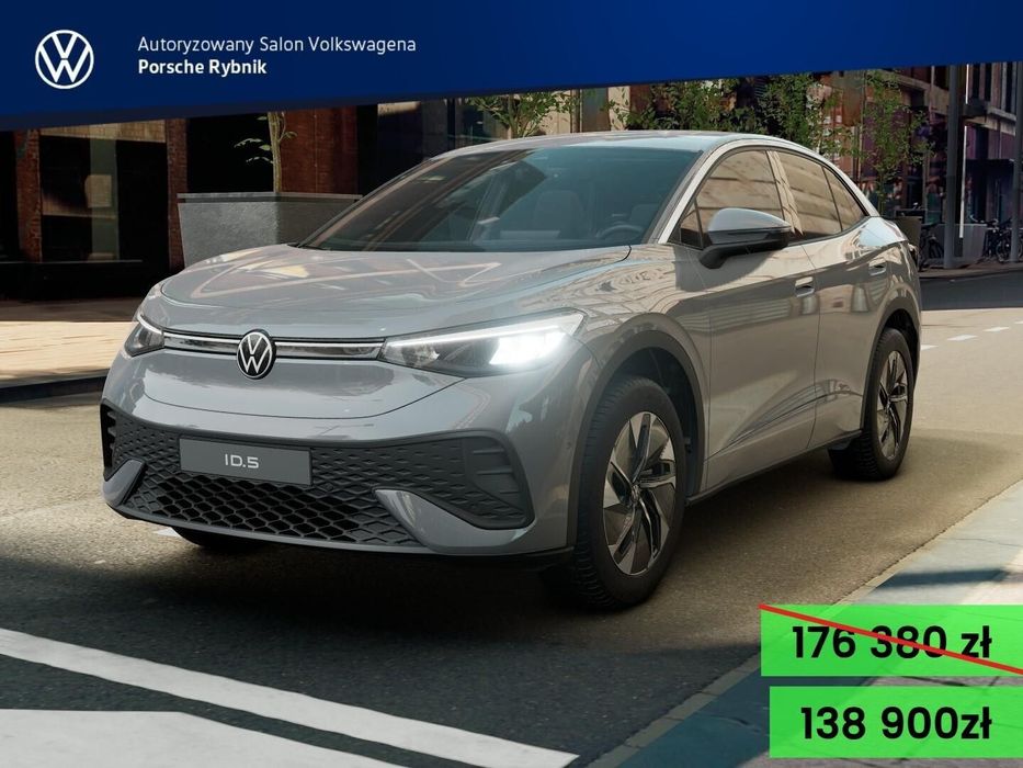 Volkswagen ID.5 Pure Plus 52 kWh 125 kW / 170 KM automatyczna, 1-biegowa