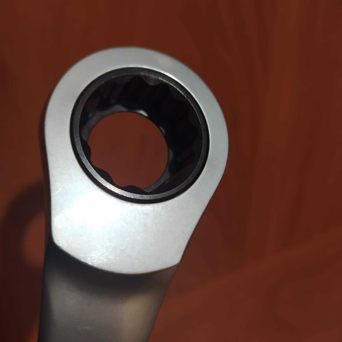 Ключ кований комбінований з тріскачкою UNIOR  (160/2) 22