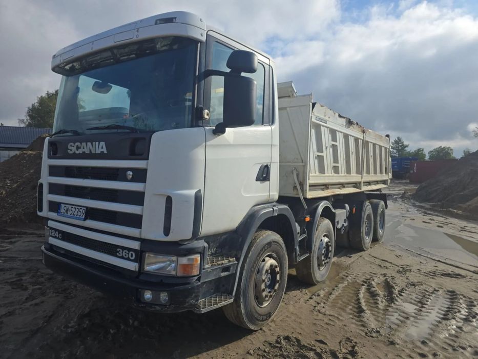 Scania R 124  Scania R 124 4ośka wywrotka 1999r