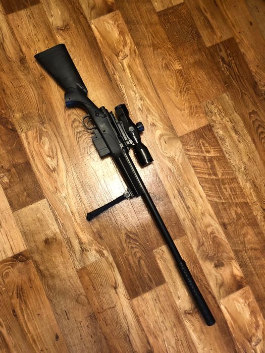 Снайперська гвинтівка 95 см,сошки,лазер,дуже міцна!