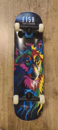 Скейтборд дерев’яний Fish Skateboard Wolf