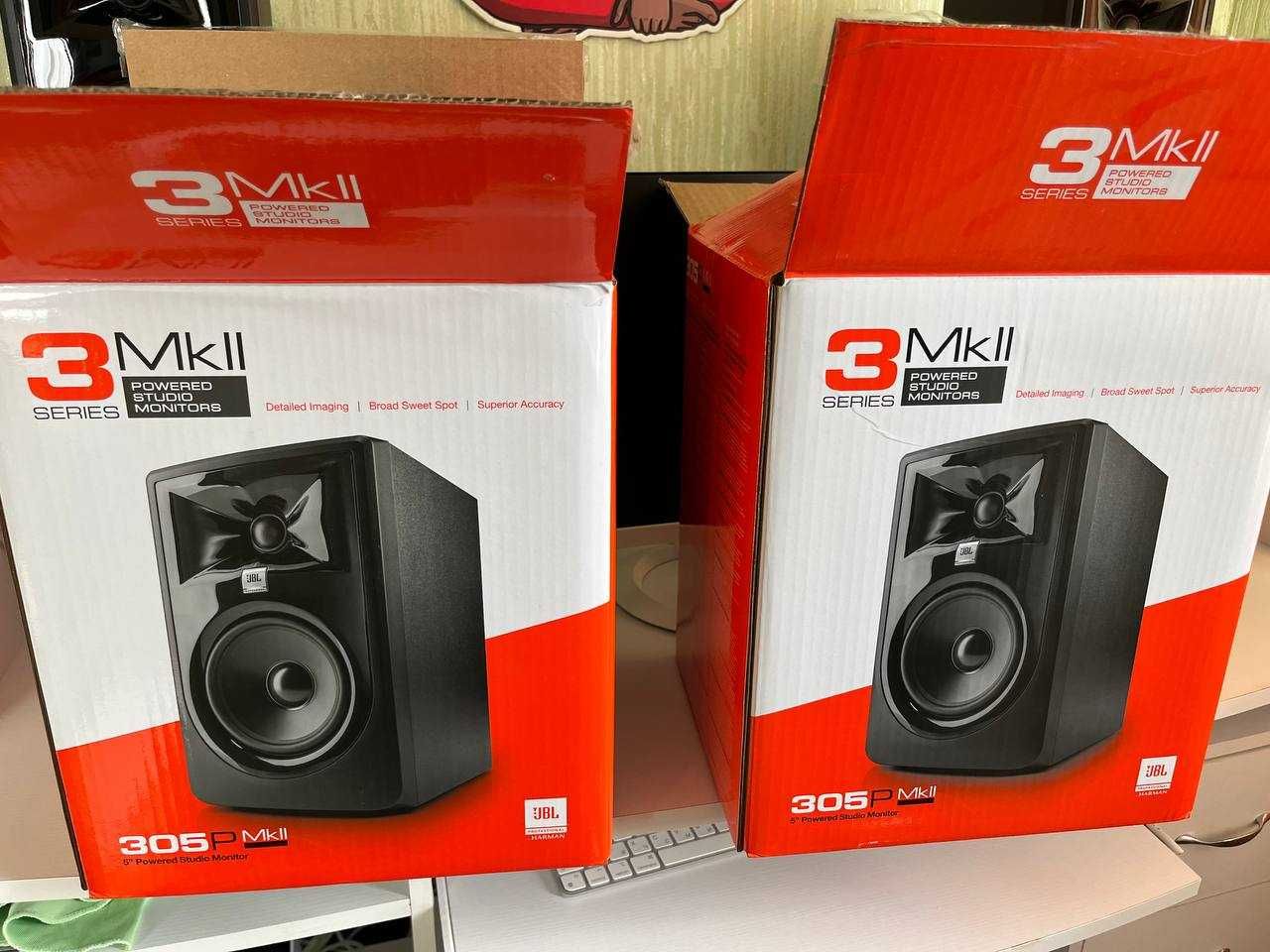 Студійні монітори JBL MKII 3 Series + якісн LXR дроти