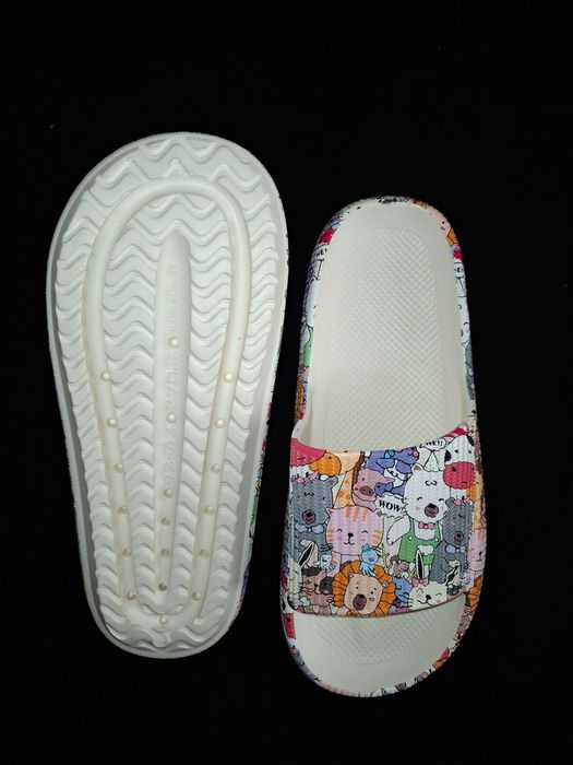 Шлепки с принтом унисекс, р. 42-43