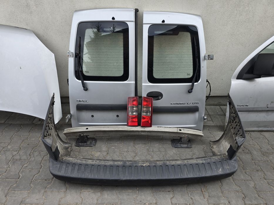 Drzwi Skrzydełka Tył Opel Combo Z 157 Zderzak Lampy