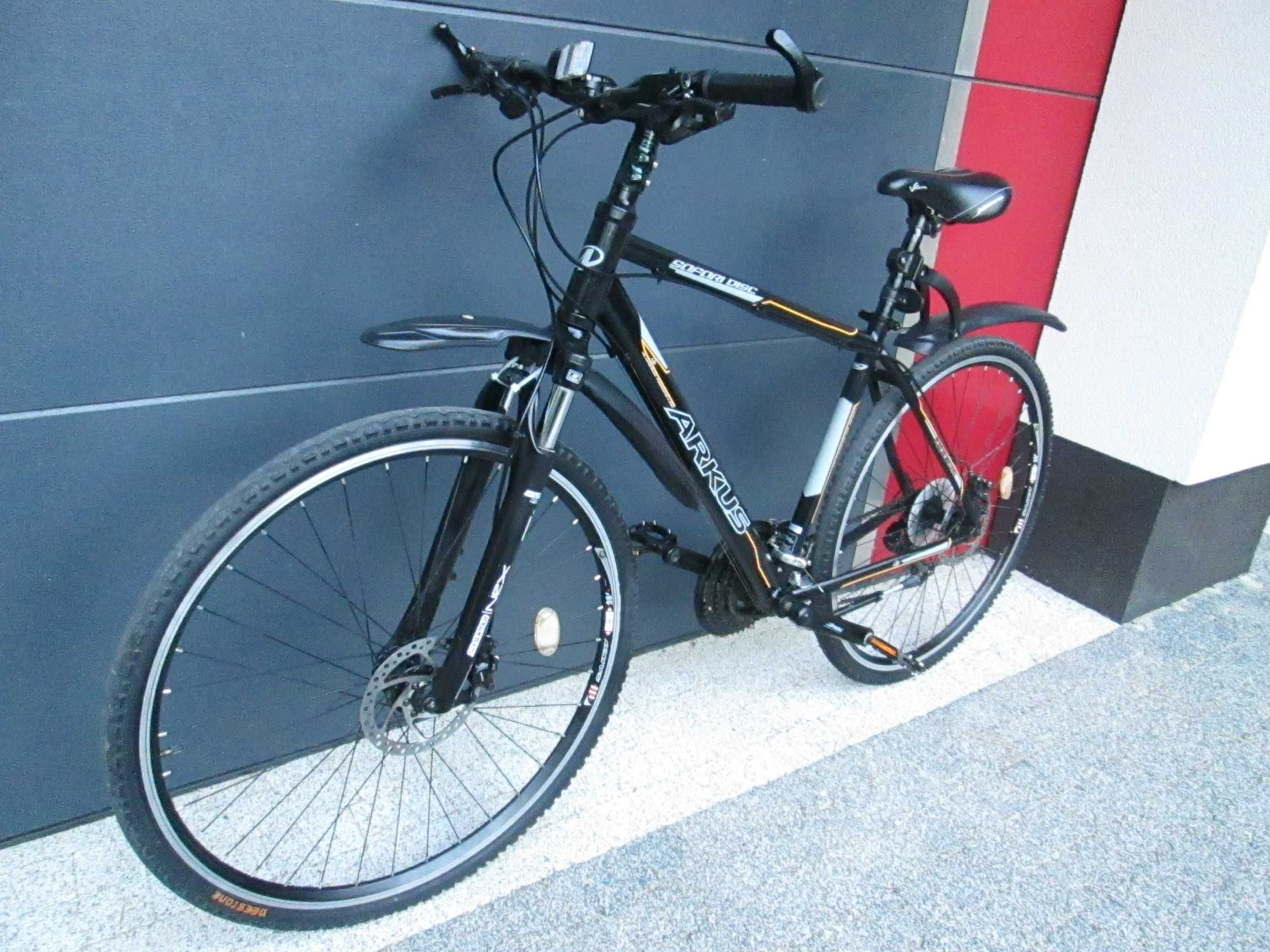 Fajny rower krossowy ARKUS SAFARI DISC Shimano hydraulika 49 cm.