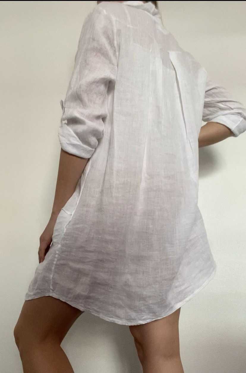 Chemise Ana Midi Branca