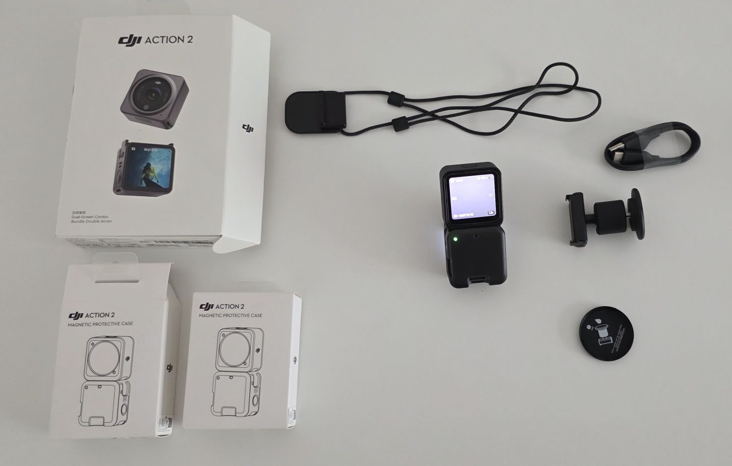 DJI Osmo Action 2 + 2x etui
