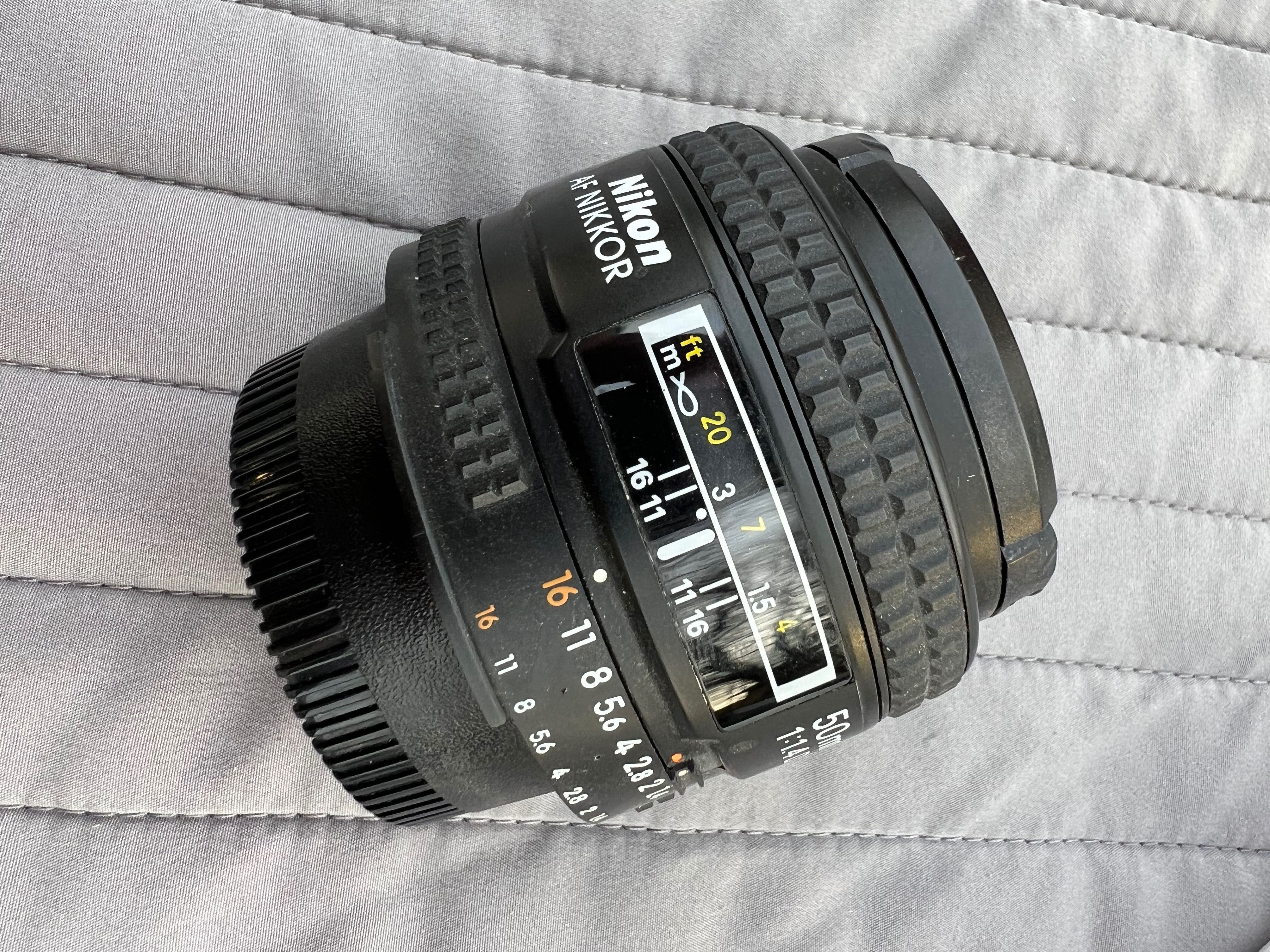 Obiektyw Nikon Lens AF NIKKOR 50mm f/1.4D jak NOWY!