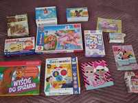 Mega paka zabawki GRY PUZZLE KLOCKI paka 11 szt  Gotowanie Skye Peppa