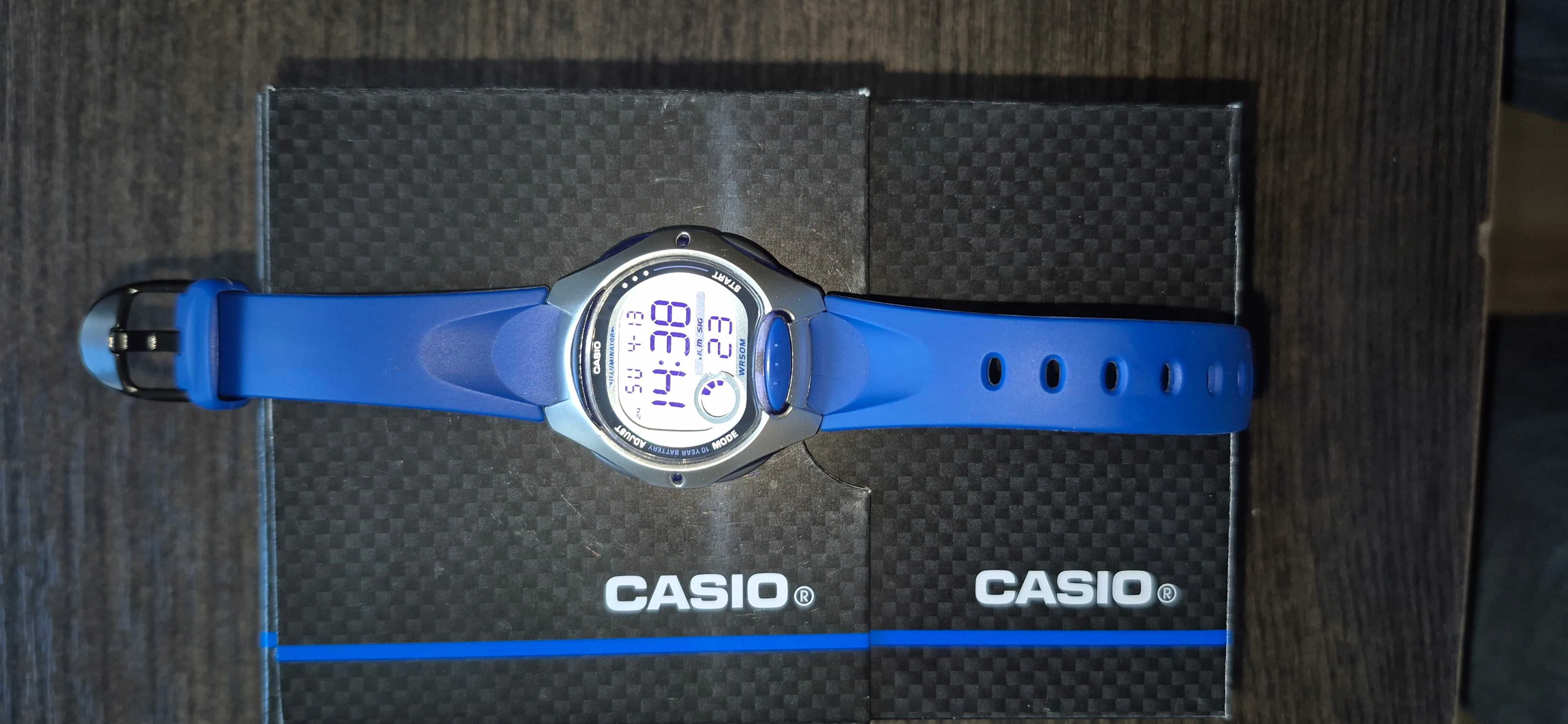 Zegarek dziecięcy CASIO LW 200 niebieski NOWY