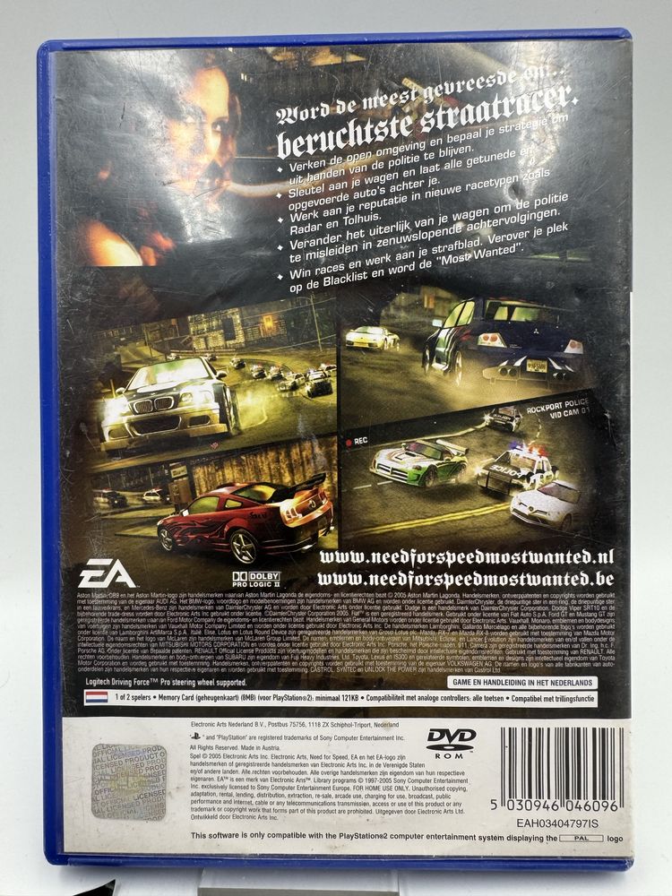 Need For Speed Most Wanted Ps2 Gwarancja