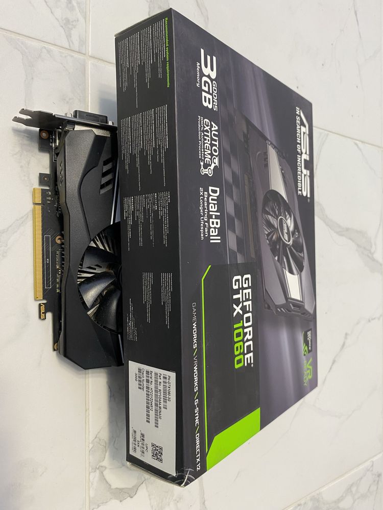 ASUS GeForce GTX 1060 3 gb