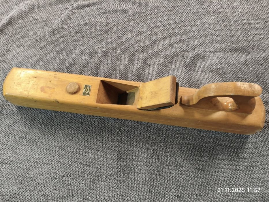 Strug hebel drewniany PRL