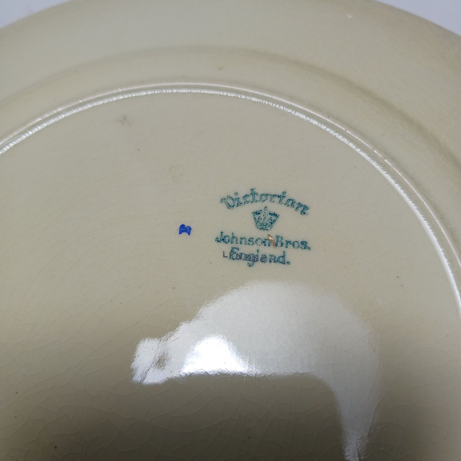 Talerz dekoracyjny zdobiony 22cm Victorian Johnson Bros. Anglia