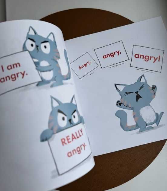 Дитяча англомовна книга I am, дитяча книга про емоції