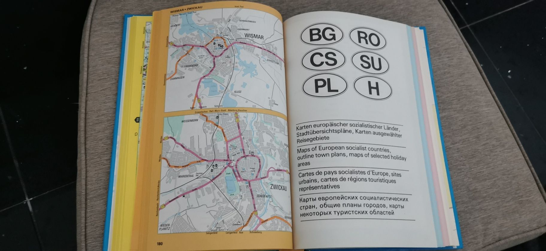 Auto Atlas DDR - atlas samochodowy - rok 1981