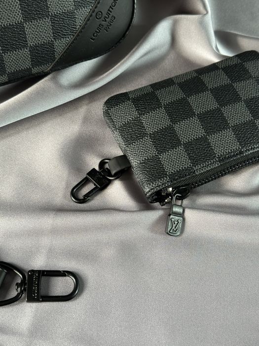 Чоловіча сумка Louis Vuitton мужская сумка дуо барсетка 2в1 мессенджер