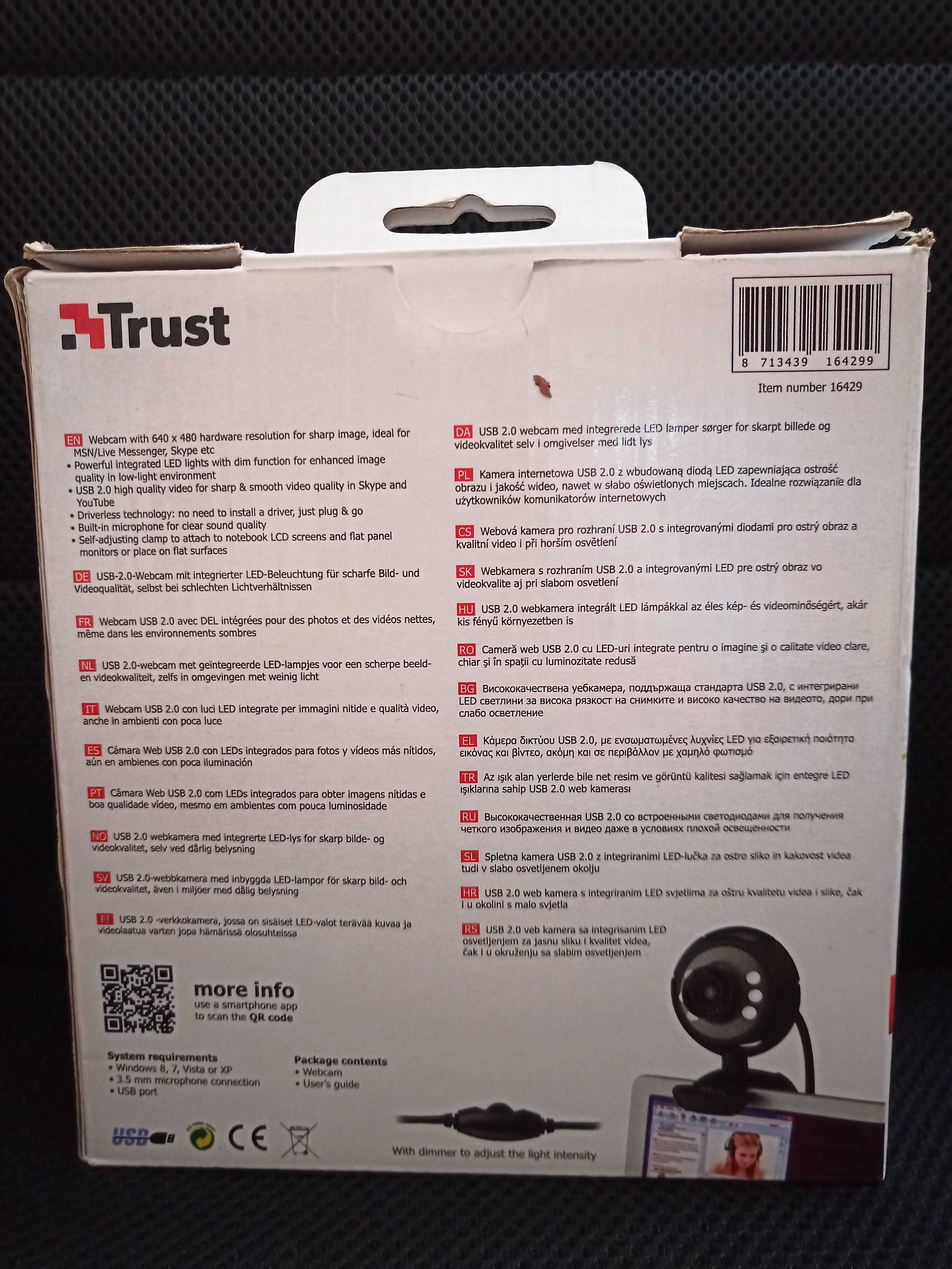 Webcam Trust Spotlight Webcam - USB