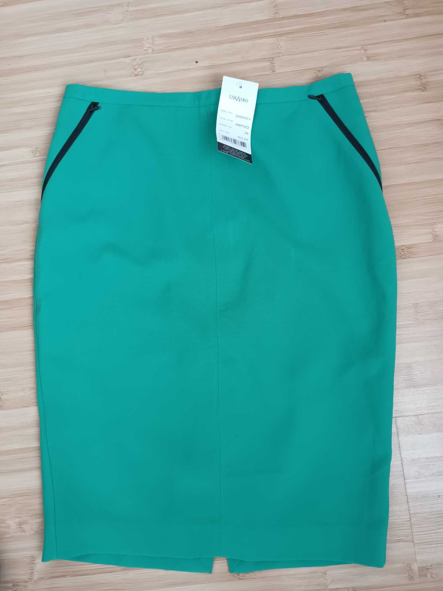 Zielona spódnica Taranko nowa r. 36