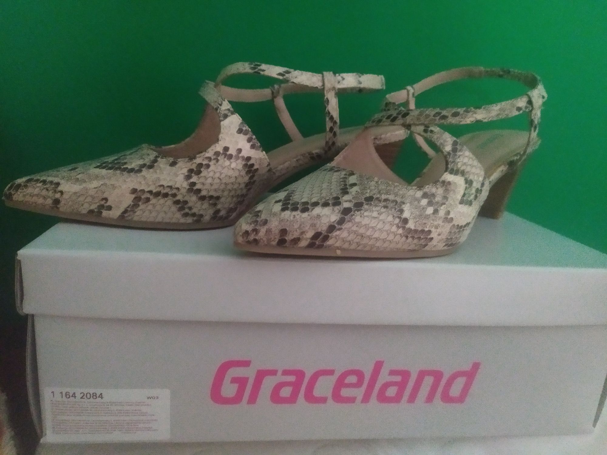 Czółenka odkryte damskie rozmiar 36 Graceland Deichmann nie noszone