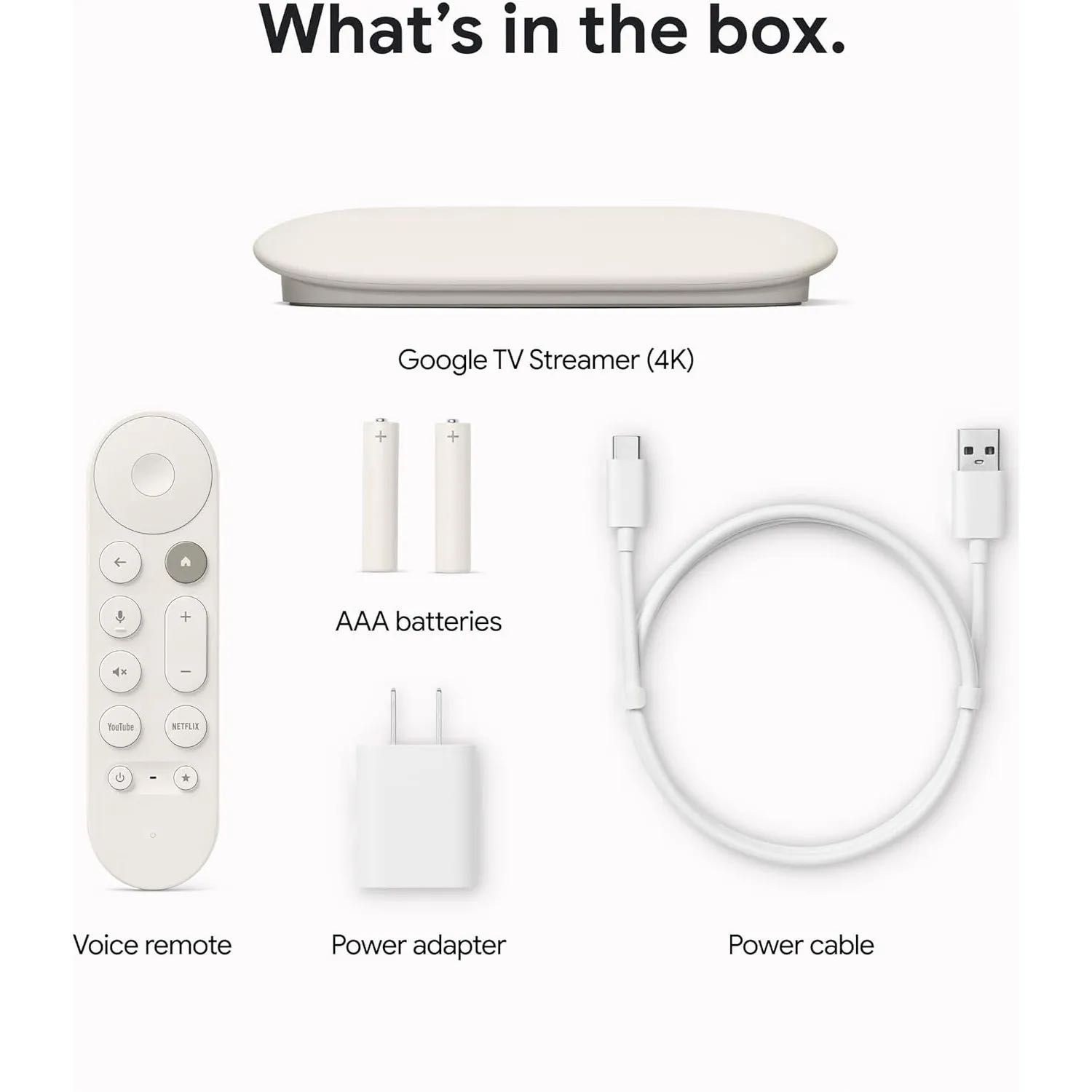 Медіаплеєр Google TV Streamer 4K Porcelain Нові.Запаковані