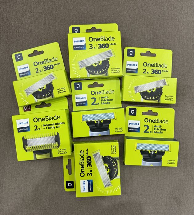 One Blade Philips оригінальні змінні леза насадки