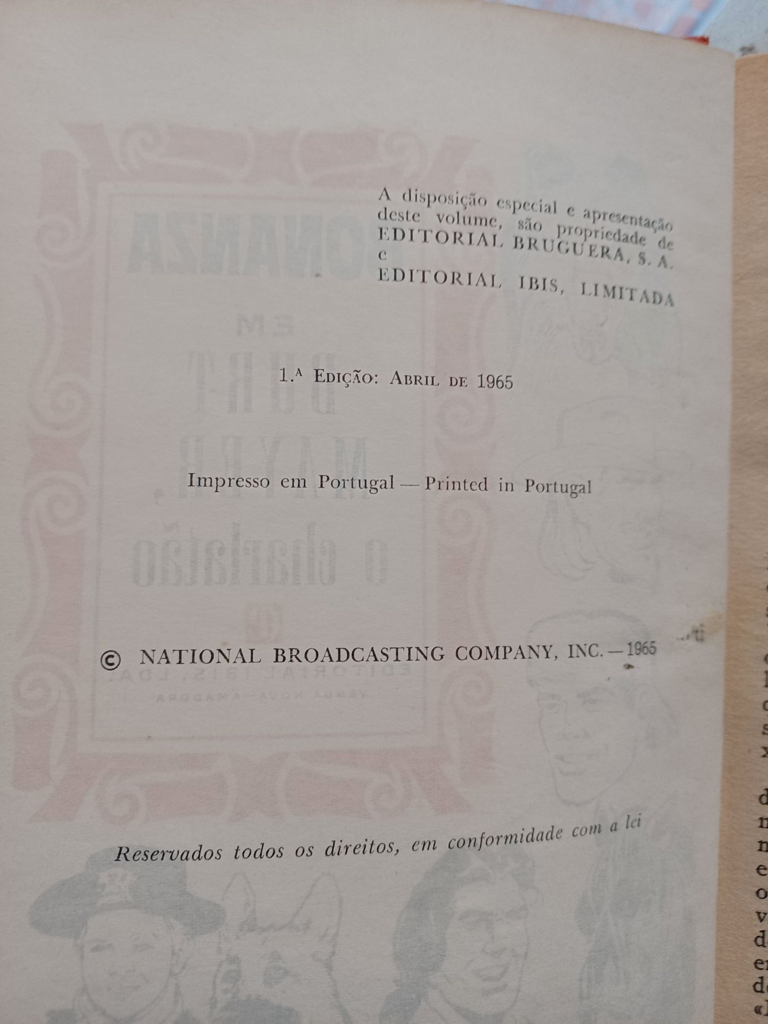 Livro Bonanza antigo