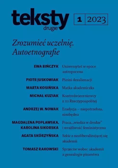 Teksty Drugie. Instytut Badań Literackich PAN