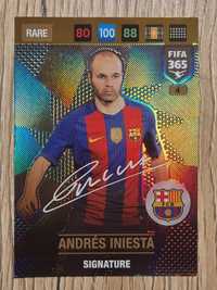 Panini FIFA 365 (edycja 2017) Iniesta Signature