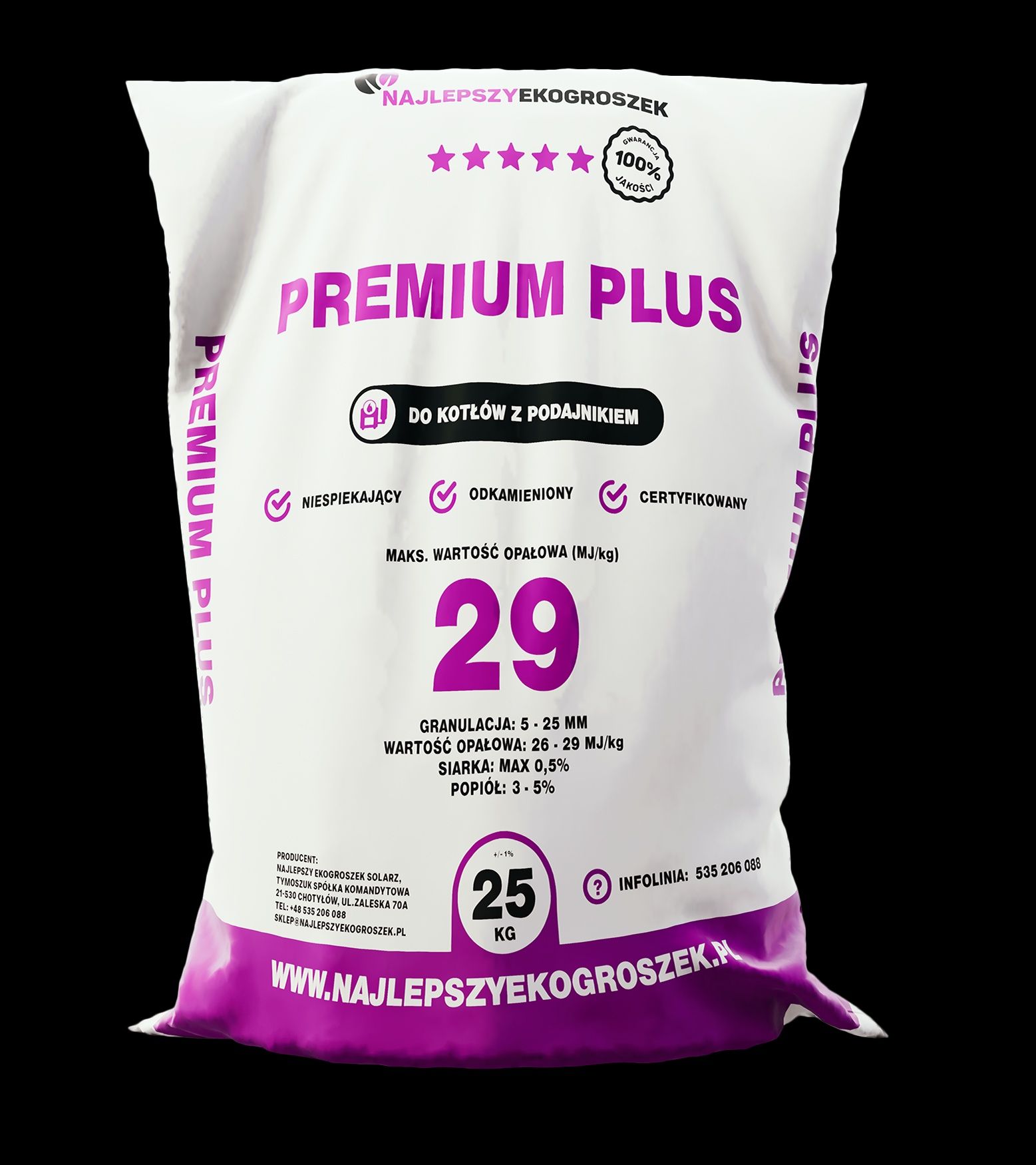 Eko premium plus 29Mj/kg najlepszy ekogroszek