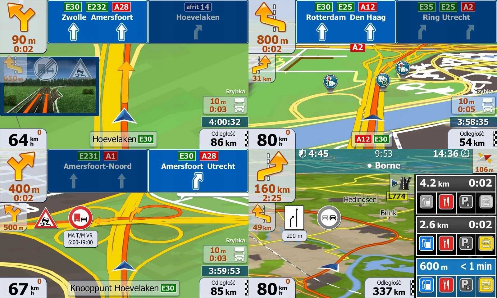 Nawigacja IGO Truck - Tir  Cała Europa + ADR