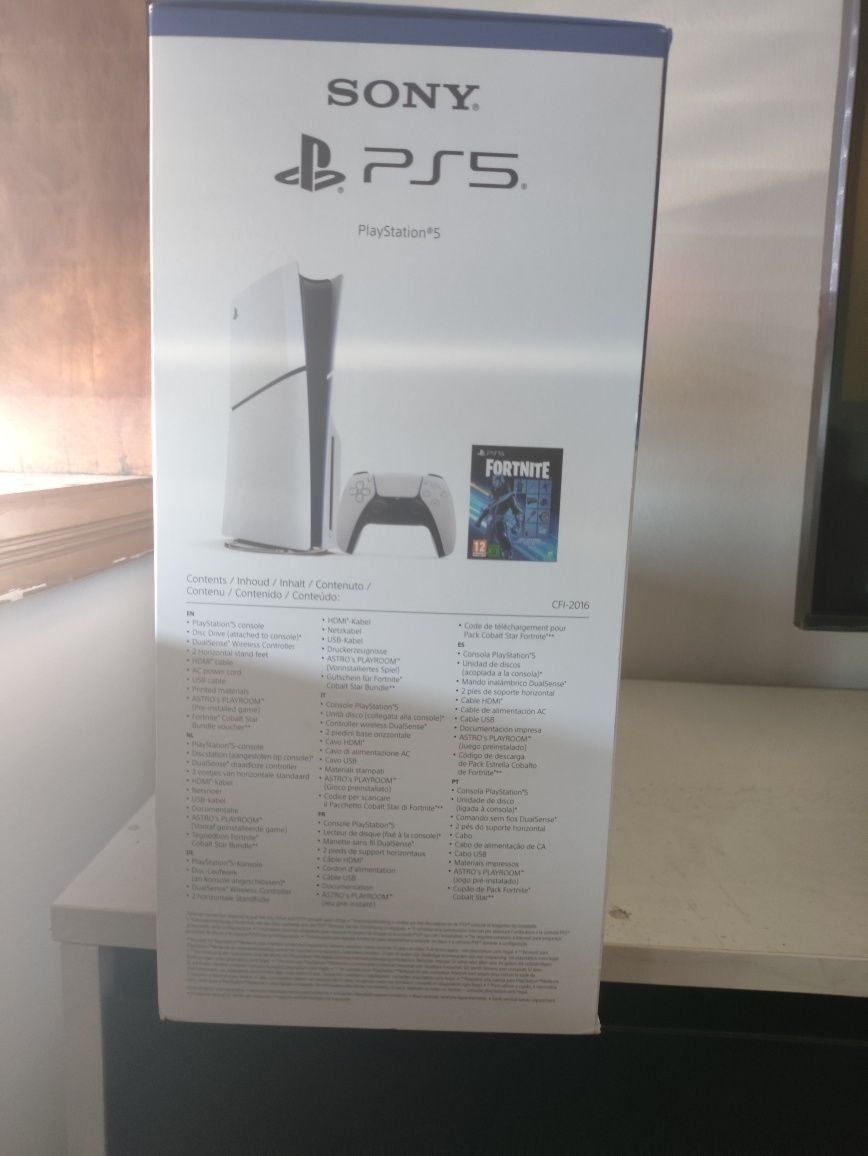 PlayStation 5 Standard Fortnite, com leitor, lacrada barato