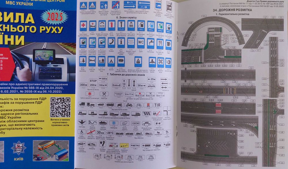 Правила дорожнього руху ПДР 2025 Київ Укрспецвидав