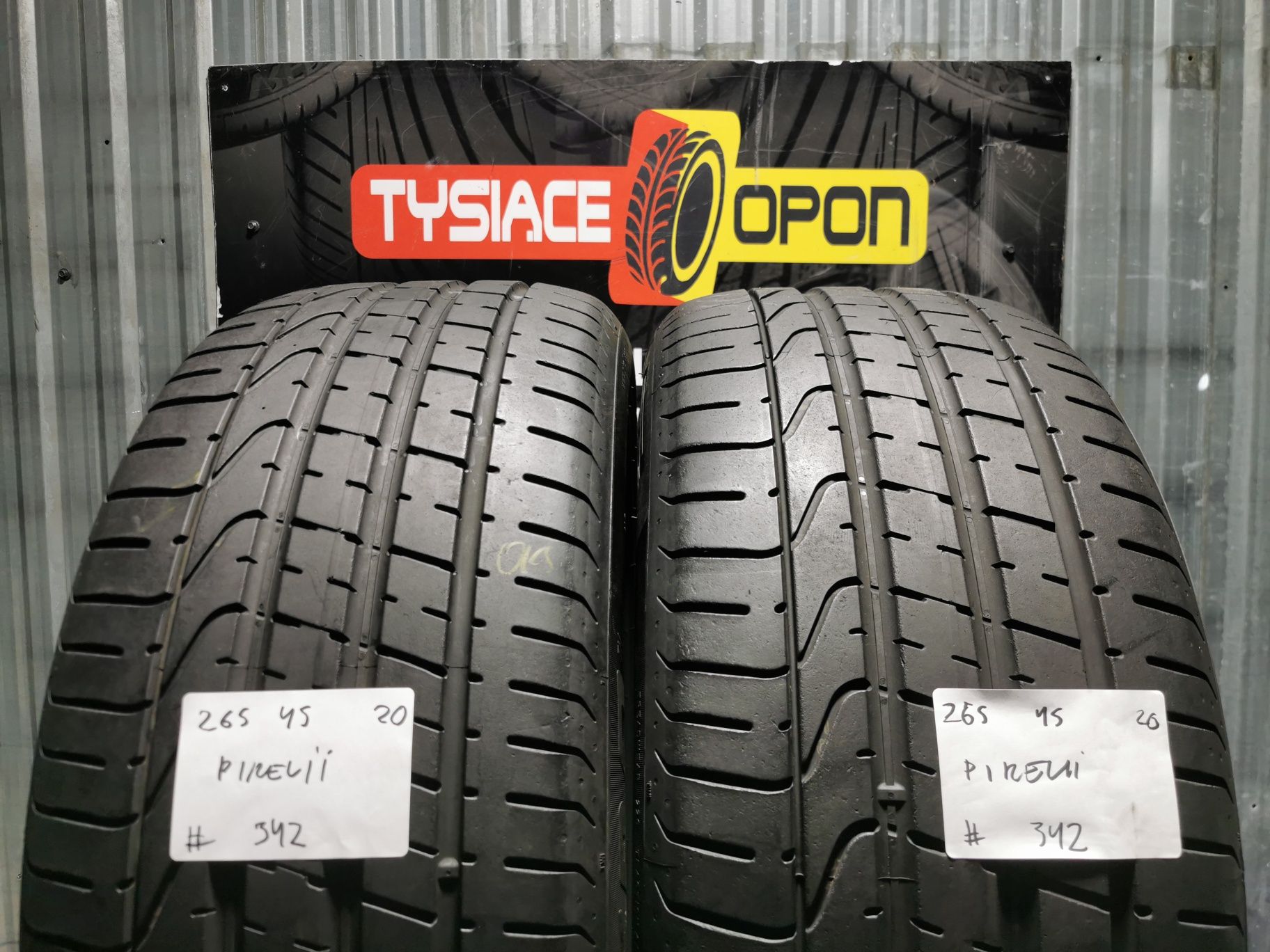 Opony letnie 265/45/20 PIRELLI P ZERO #342