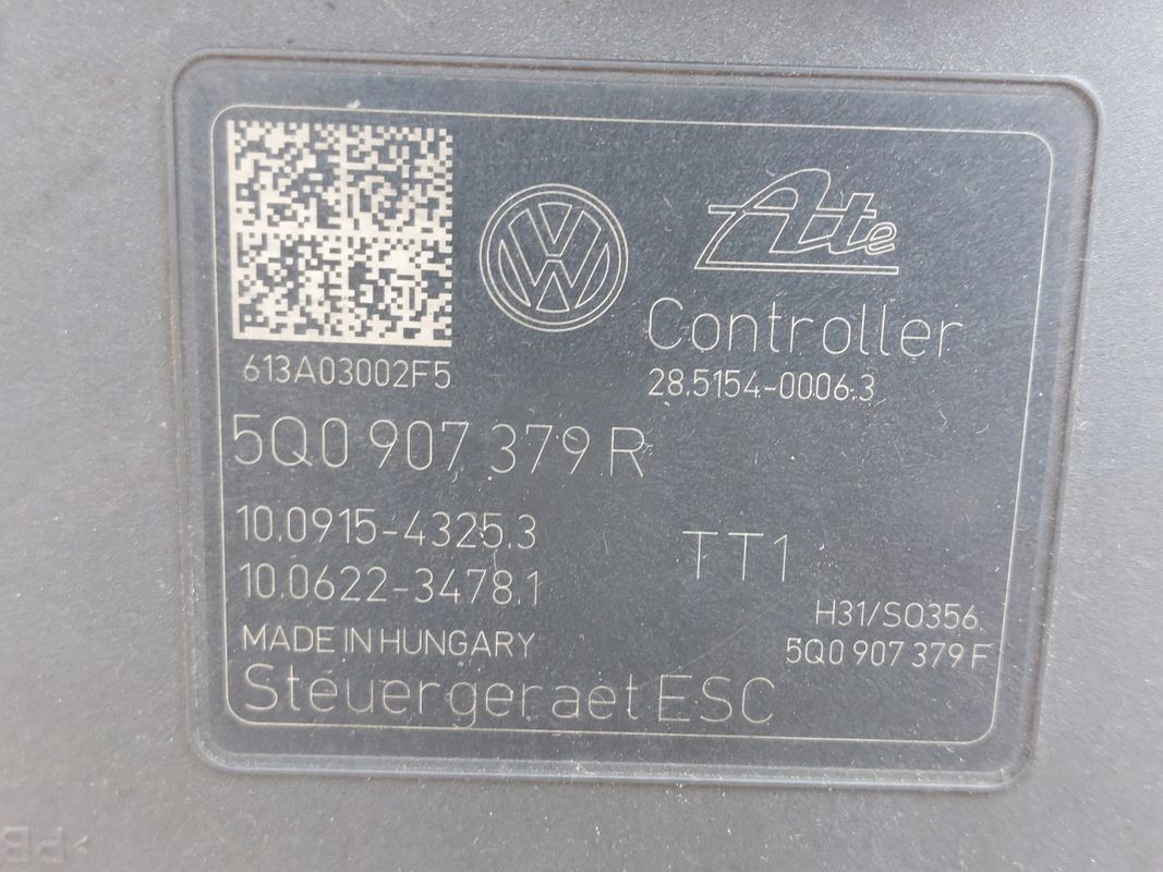 Pompa Abs Sterownik Vw Golf Vii Seat Leon Iii Skoda Octavia Iii 5qr