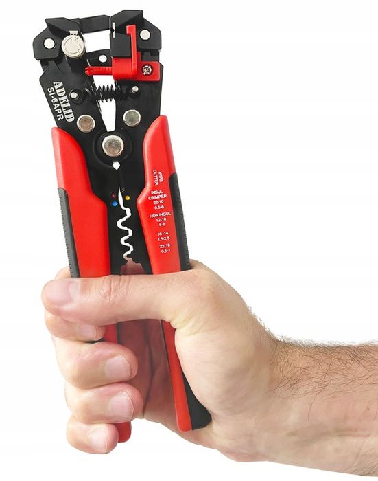 Zaciskarka Konektorów Końcówek Ściągacz Izolacji