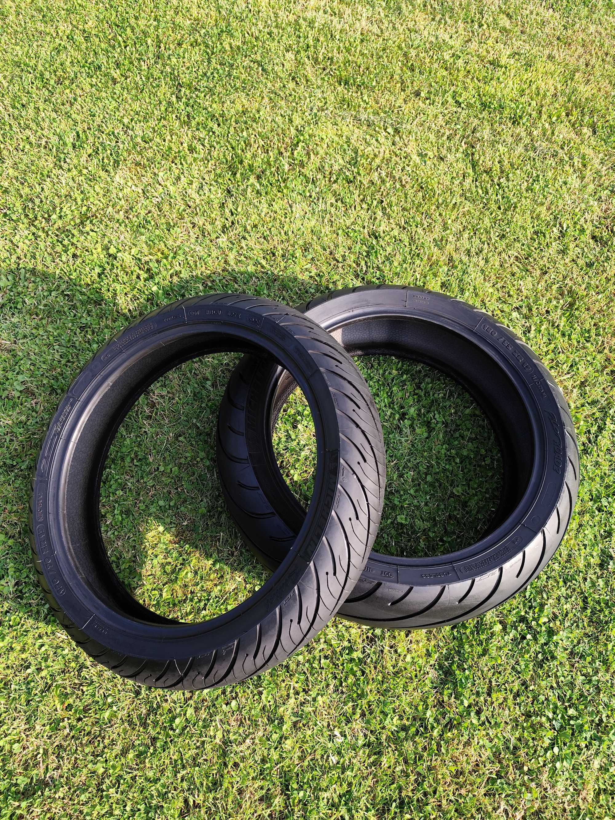 Opony Michelin 180/55/17 i 120/70/17 komplet 2020r motocykl