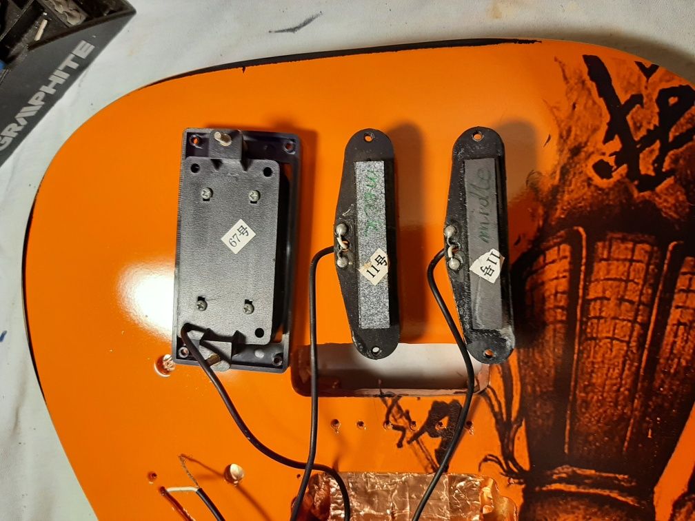 Gitara elektryczna super strat custom vintage HSS nie Ibanez