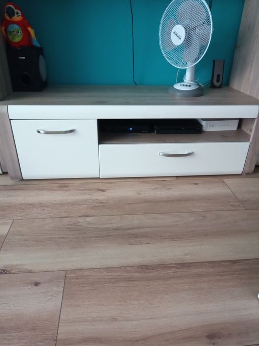 Rezerwacja!!! Szafka RTV kolor Sonoma/ biały lakierowany