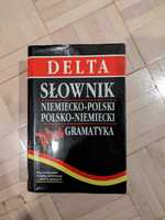 Słownik niemiecko-polski / polsko-niemiecki + gramatyka, wyd. Delta