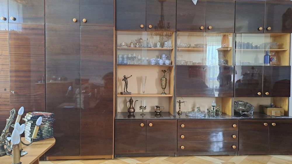 Meble vintage z PRL, meblościanka