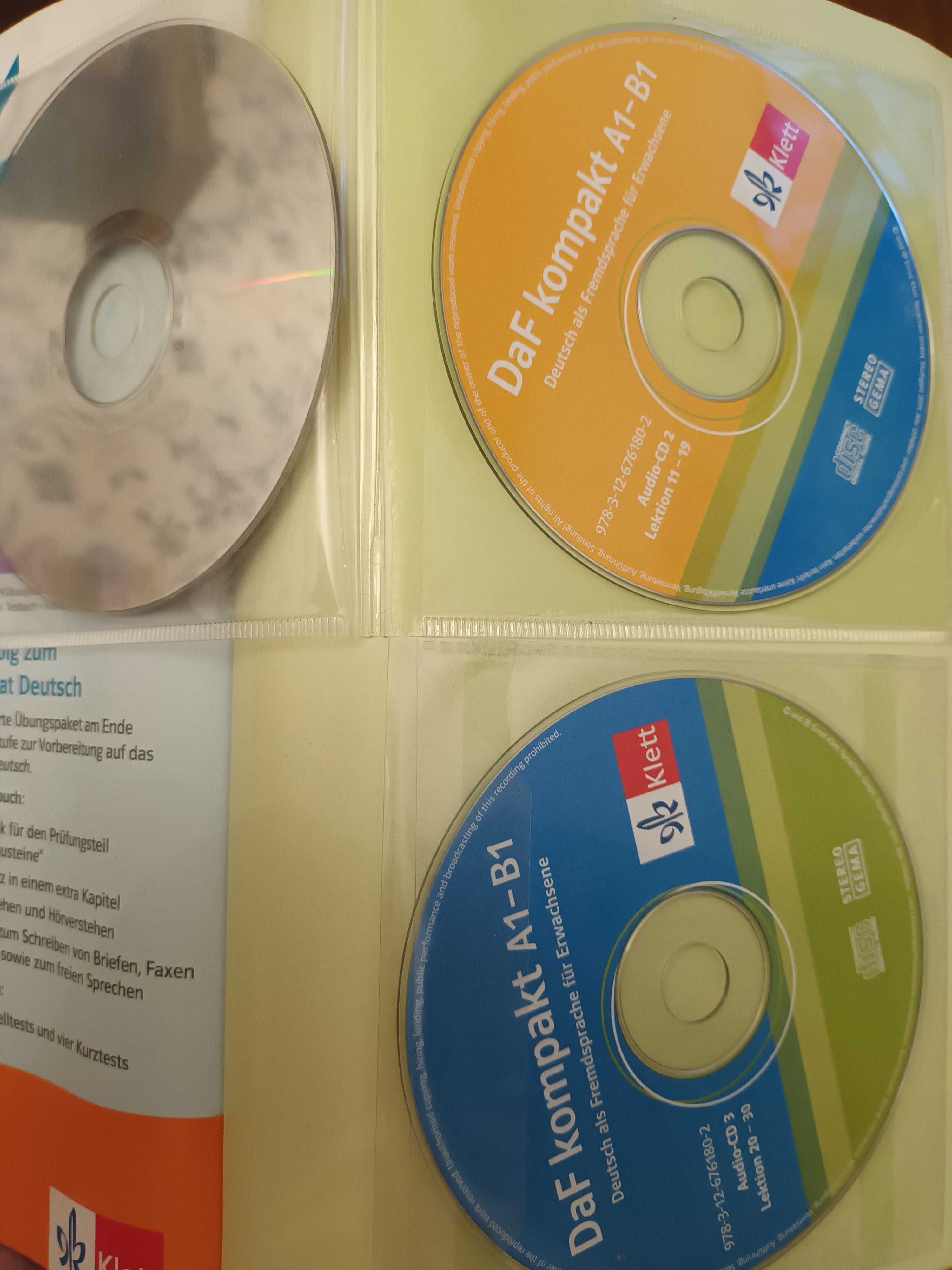 DaF kompakt A1-B1 Kursbuch mit 3 Audio-CDs
Niemiecki dla dorosłych