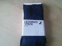 Legginsy granatowe H&M, rozmiar M, nowe