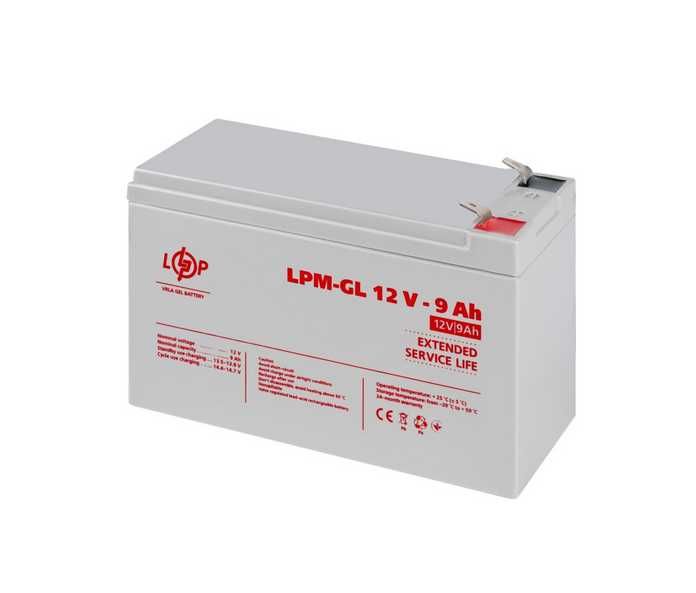 Акумулятор гелевий LogicPower LPM-GL 12V - 9 Ah
