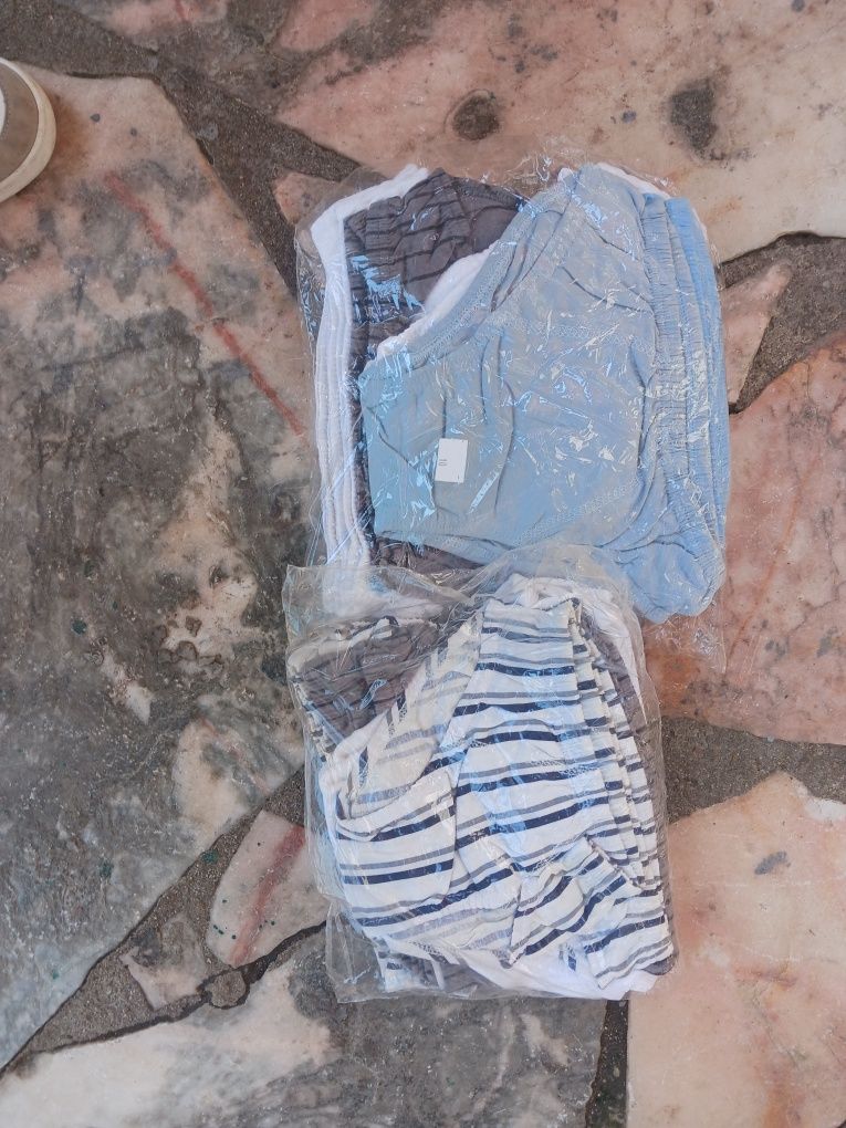 Lote de boxer e cueca de criança