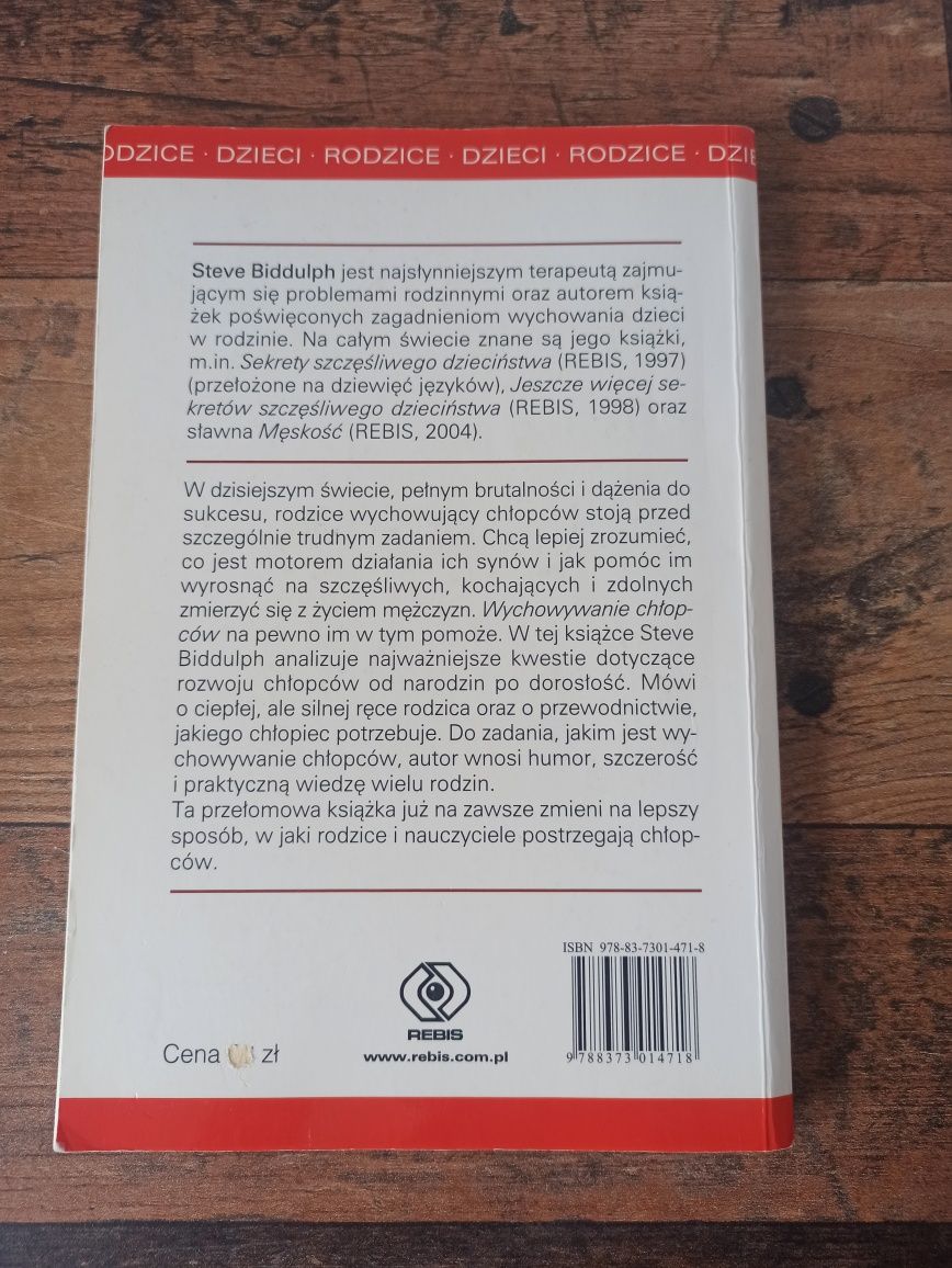 Książka Steve Biddulph Wychowywanie chłopców