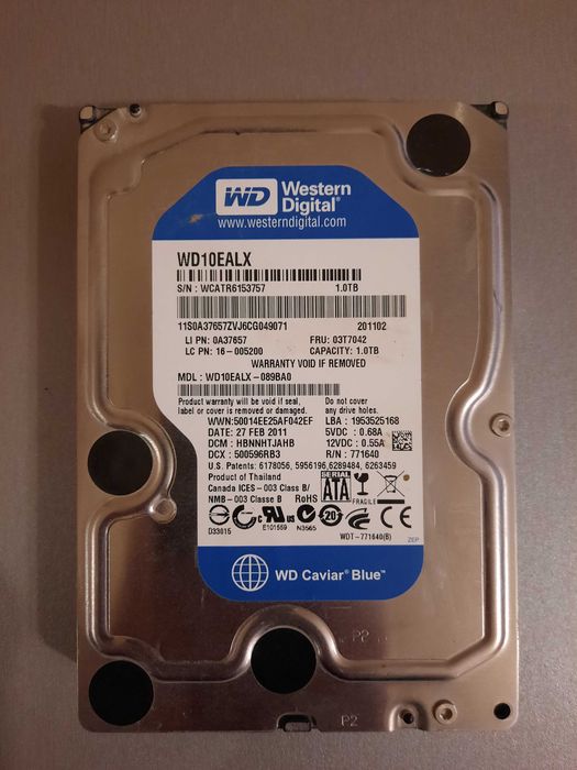 Жесткий диск 1 тб western digital
