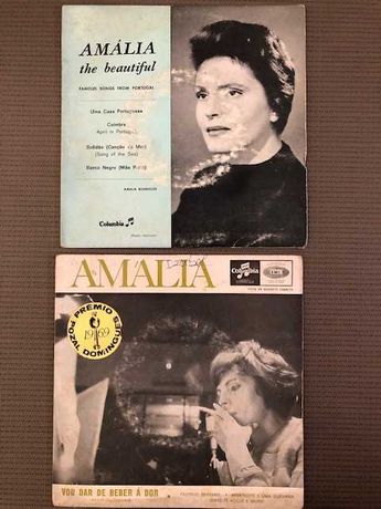 2 Discos Vinil EP da Amália Rodrigues (inclui envio)