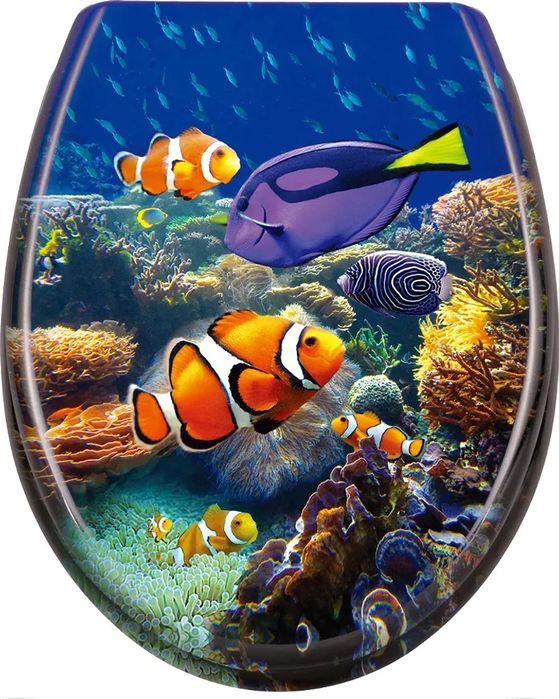 Deska sedesowa z mechanizmem cichego opadania