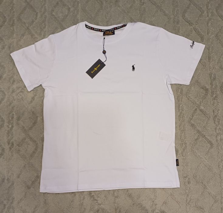 Koszulka męska na krótki rękaw Ralpha Laurena.